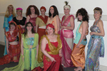 eleven dancers in costume